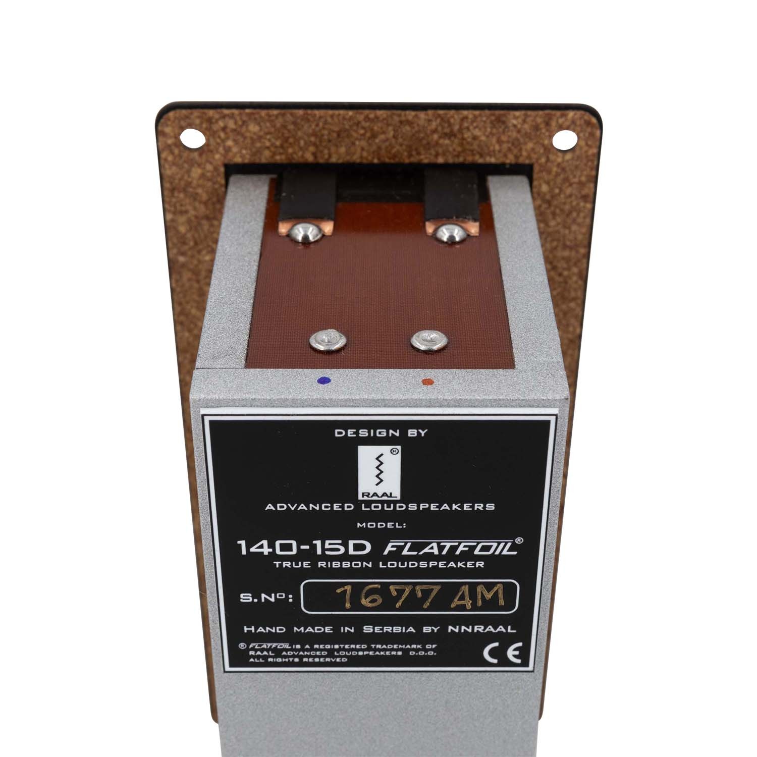 140-15D Flatfoil True Ribbon Tweeter with Amorphous Core