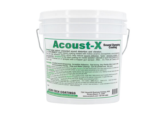 Acoust-X sound damping coating