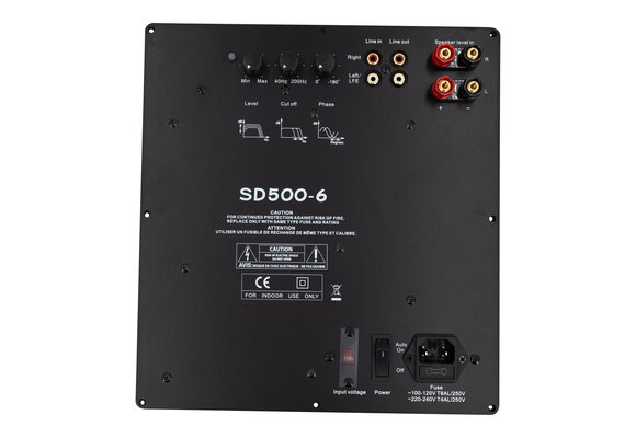 SD500-6 Subwoofer-Plattenverstärker