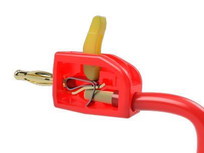 Bananenstecker mit Schnapphebel pro Paar