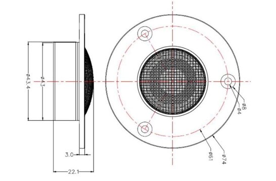 RT-10 Tweeter a Nastro