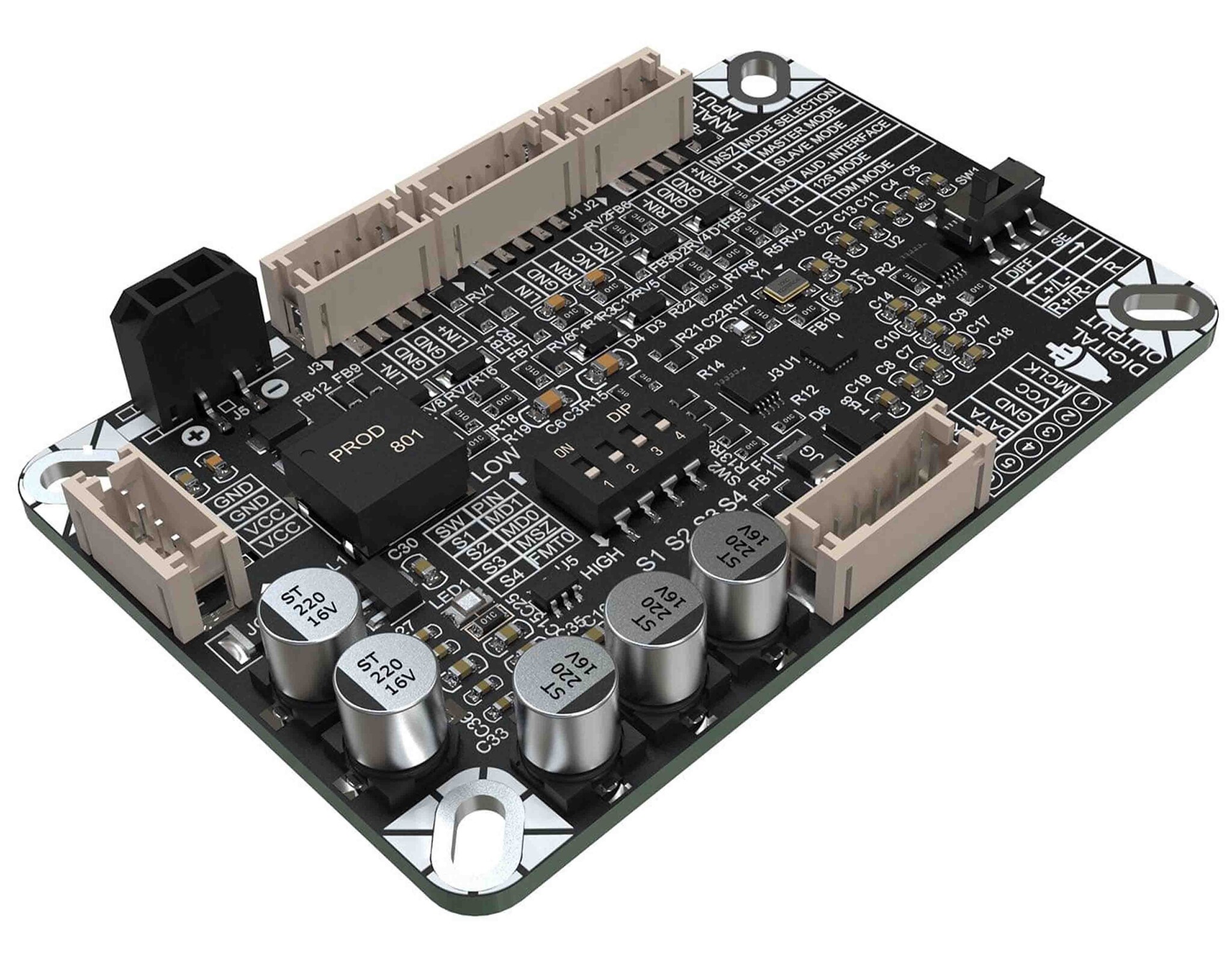AA-AB41164 Analog To I2S Decode Board Stereo Audio DAC ADC A2D-PCM1822