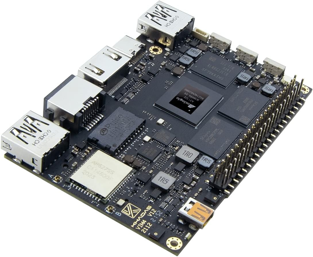 VIM4 with NPU SBC A311D2 8GB RAM Single Board Computer