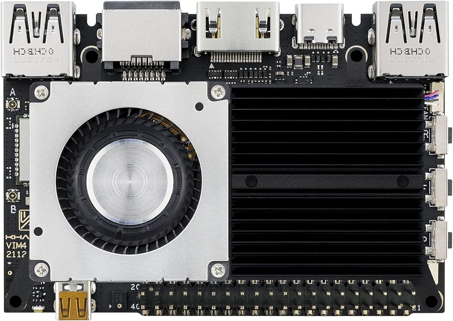 VIM4 with NPU A311D  8GB RAM Active Cooling Kit