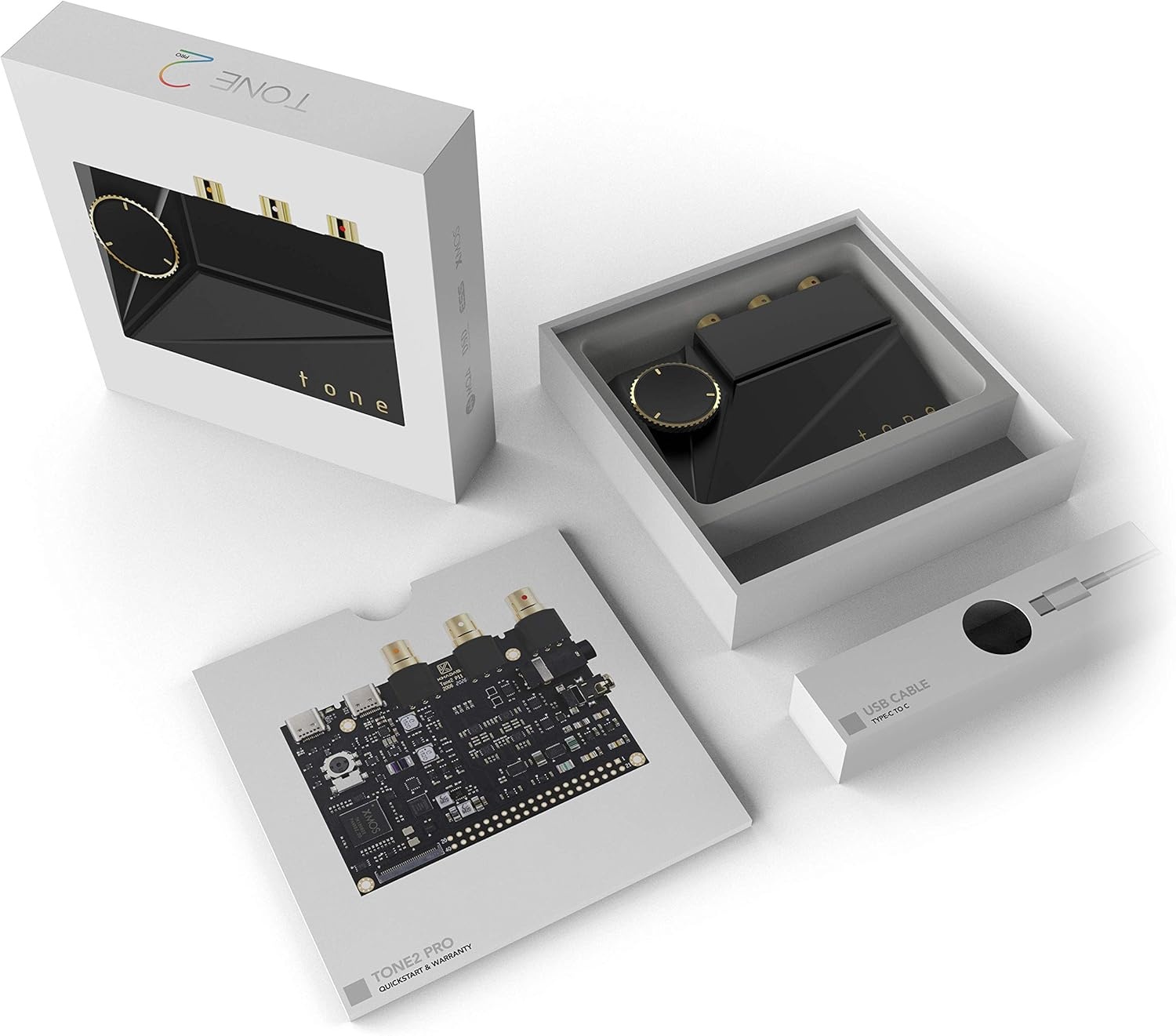 Tone2 Pro Zwart DAC Headphone Amp MQA