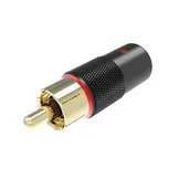 Customised 3Pin Balanced RCA Jack, Backwards-compatible with Standard RCA Cables and Jacks