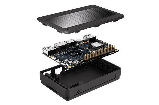 DIY Case2 for VIMs SBC Piano Zwart Metal