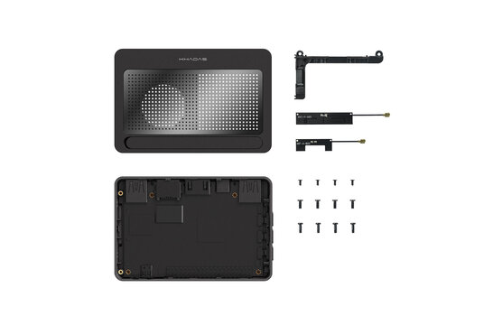 DIY Case2 for VIMs SBC Piano Zwart Metal