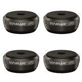 UFO ABSORBERS Set of 4 pcs Ø35mm Zwart