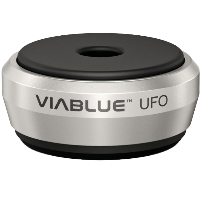 UFO ABSORBERS Set of 4 pcs Ø35mm Zilver