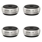 UFO ABSORBERS Set of 4 pcs Ø35mm Zilver
