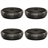 UFO XL ABSORBERS Satz of 4 Stück Ø65mm Schwarz