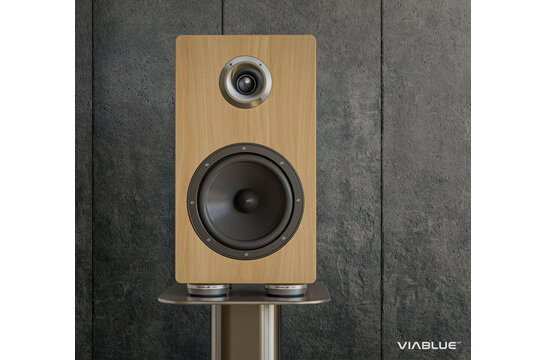 UFO XL ABSORBERS Set of 4 pcs Ø65mm Silver