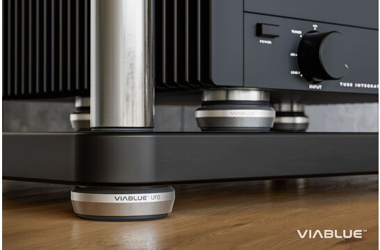 UFO XL ABSORBERS Set of 4 pcs Ø65mm Silver