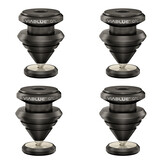 QTC SPIKES DISC Ø25mm 4 Stück Satz Schwarz