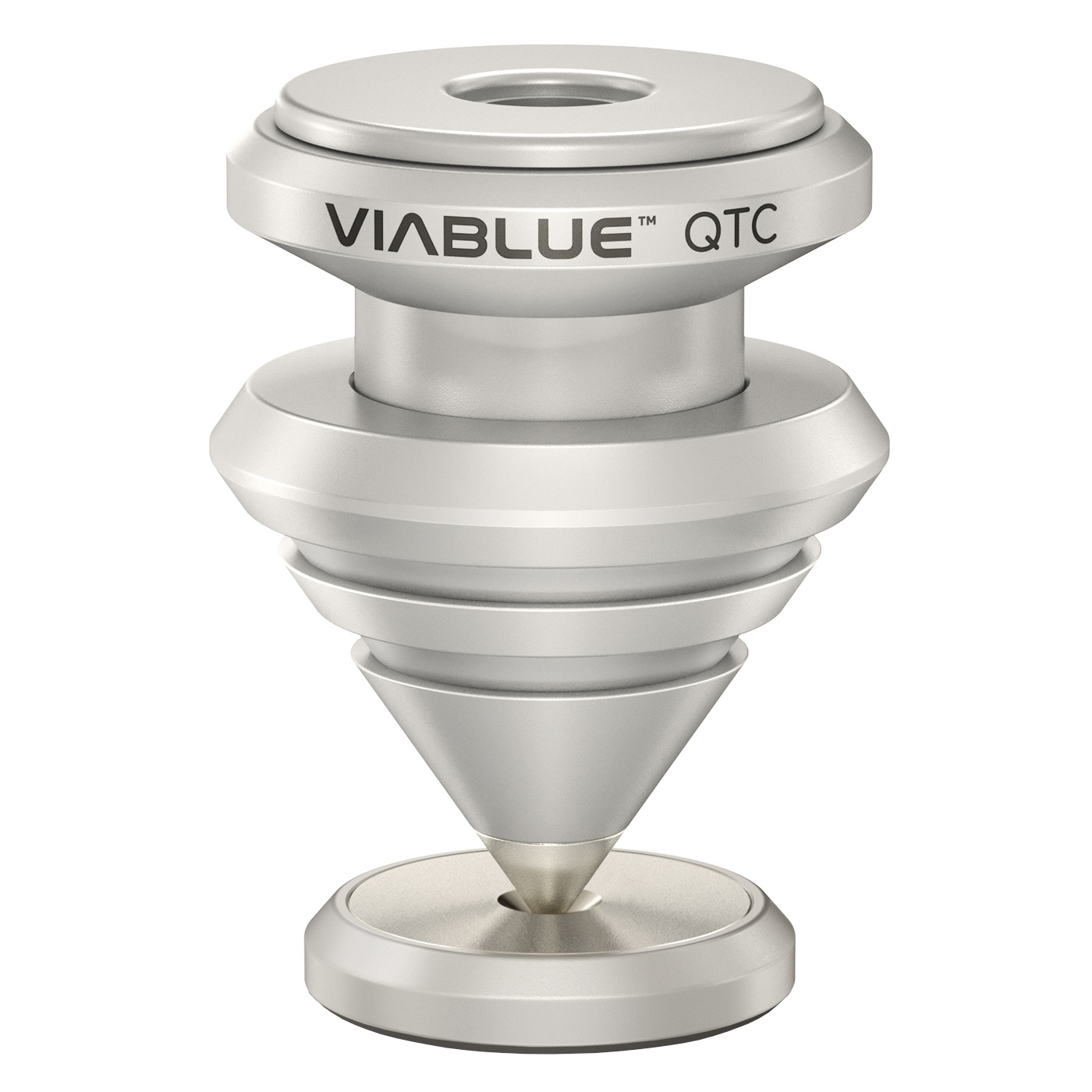 QTC SPIKES DISC Ø35mm 4 Stück Satz Silber