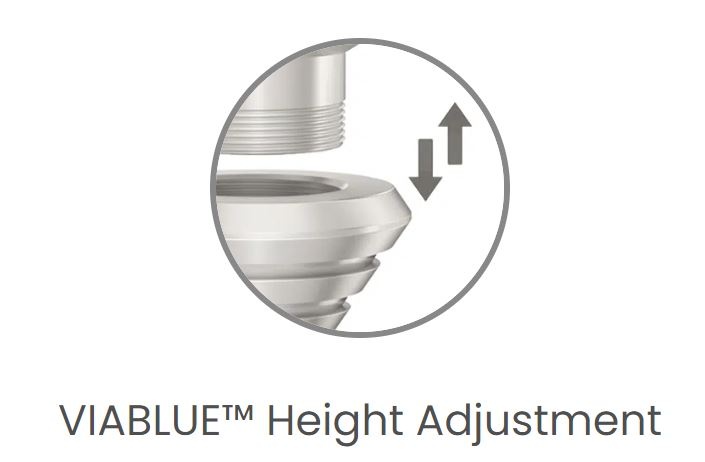 QTC SPIKES DISC Ø35mm 4 Stück Satz Silber