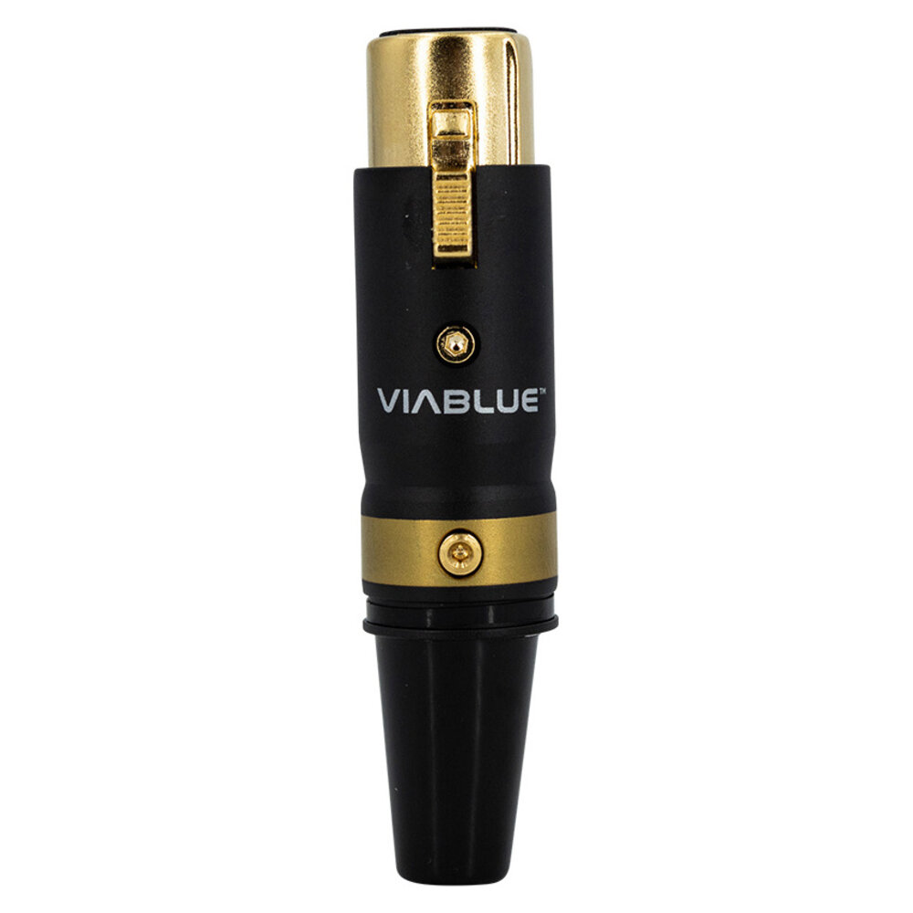 VIABLUE T6S SOLDER Connecteurs RCA Plaqué Or 9.5mm  La Paire P 3142