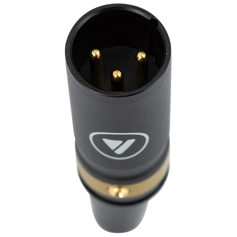 T8 XLR MALE Zwart 1 pc