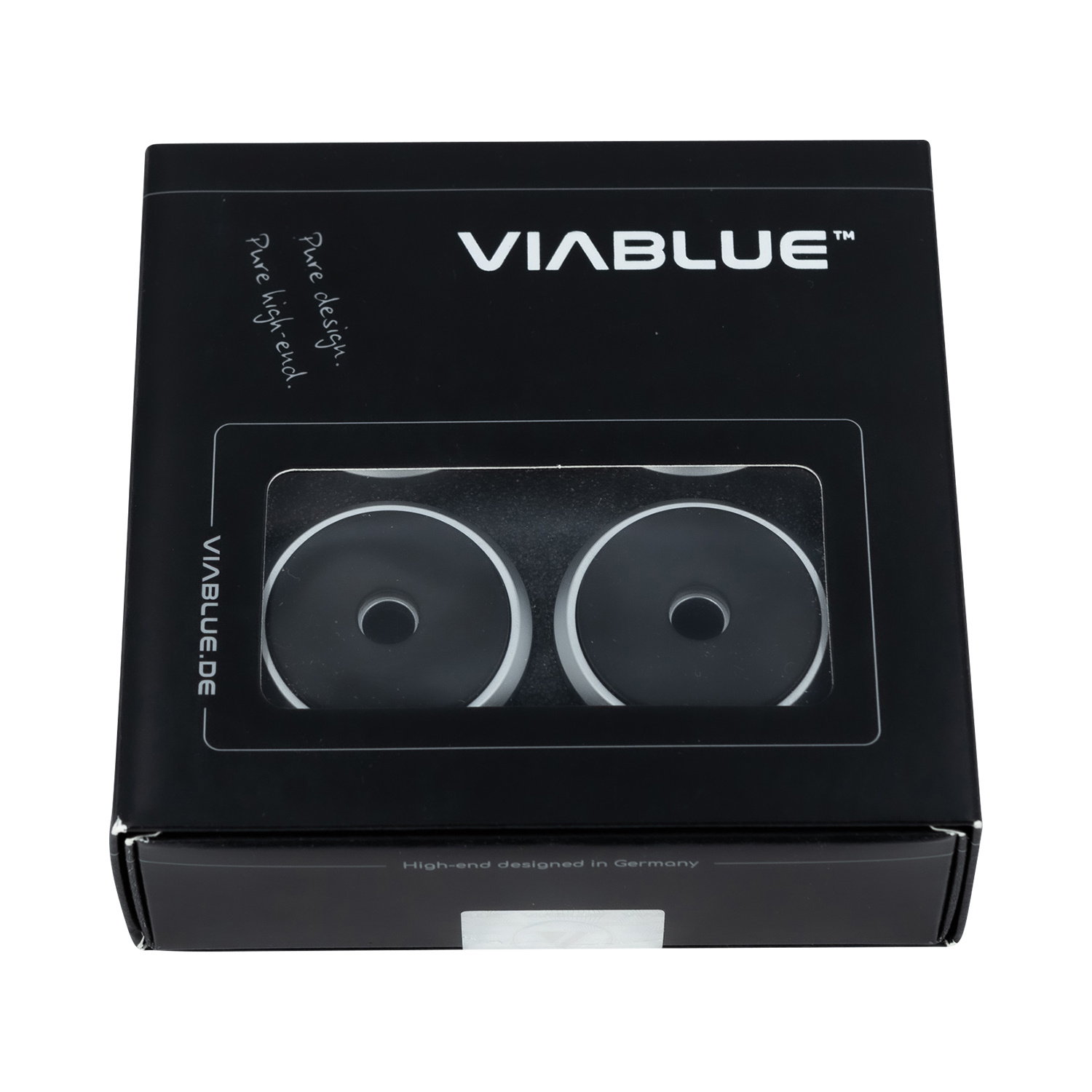 UFO ABSORBERS Set of 4 pcs Ø35mm Silver