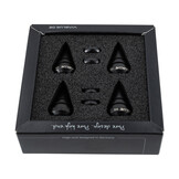 HS SPIKES Satz of 4 Stück Schwarz