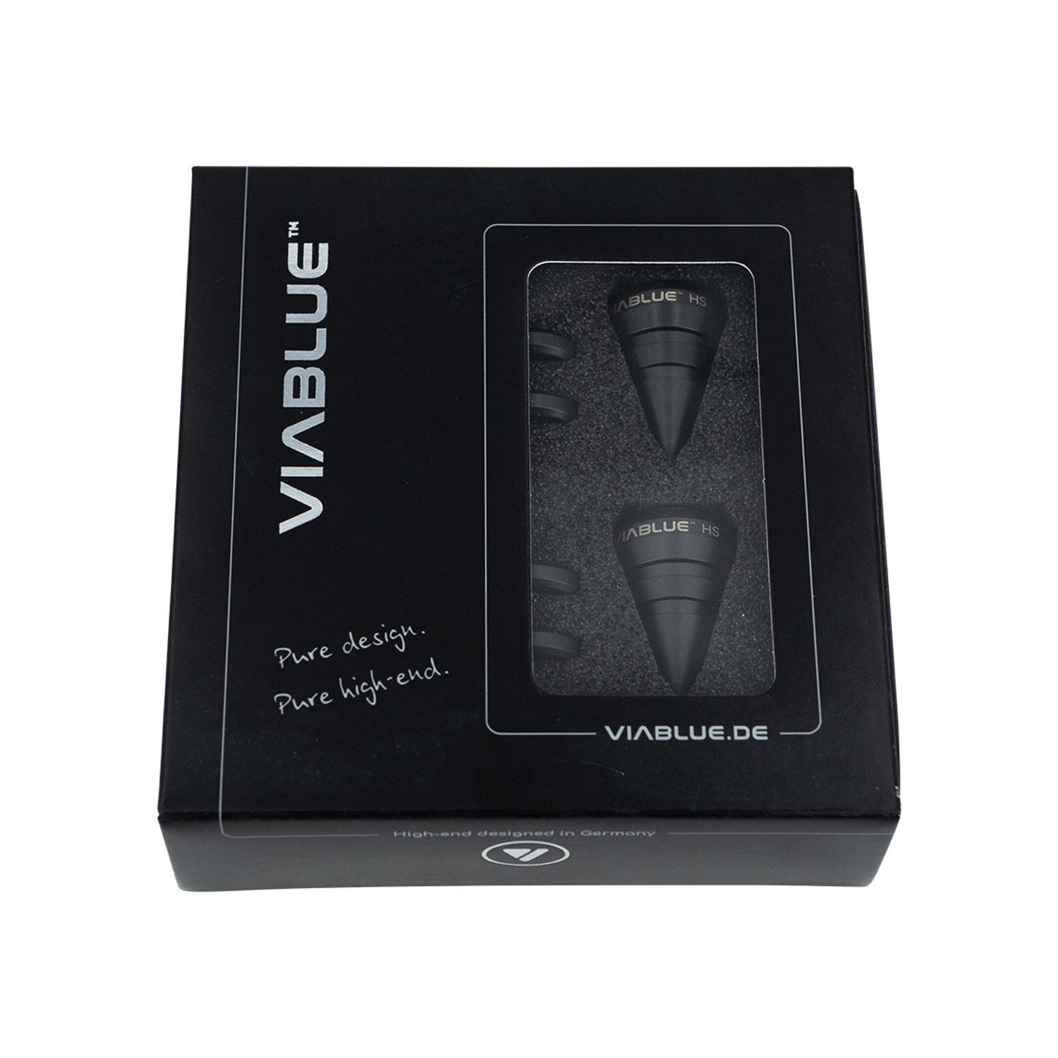 HS SPIKES Set of 4 pcs Zwart