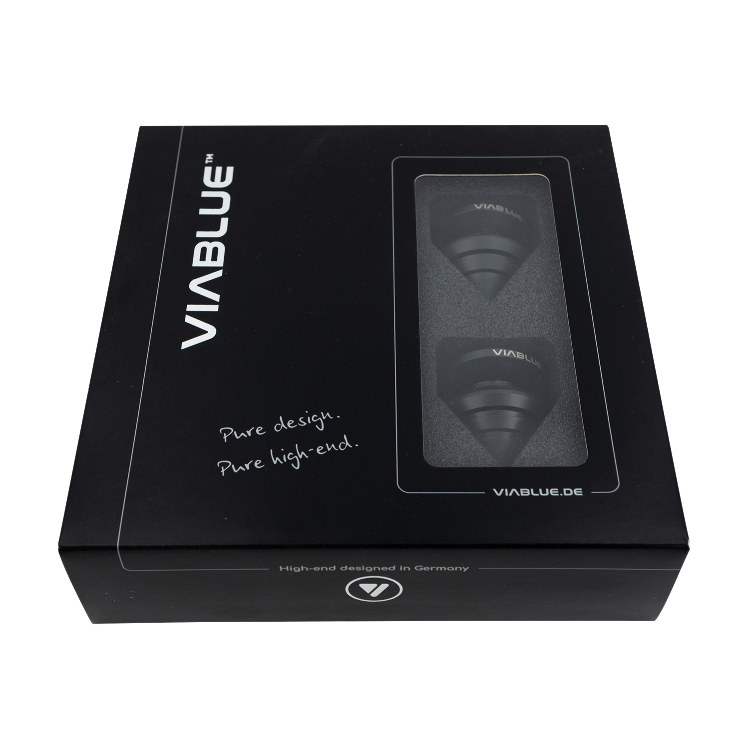 QTC SPIKES DISC Ø25mm 4 pcs Set Zwart