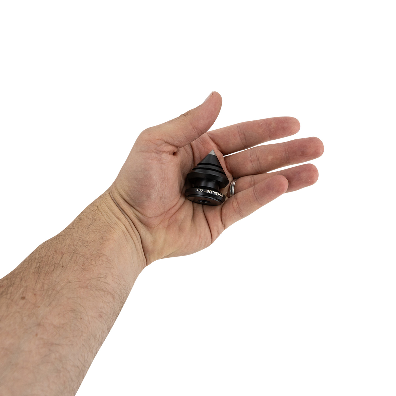 QTC SPIKES DISC Ø25mm 4 Stück Satz Schwarz