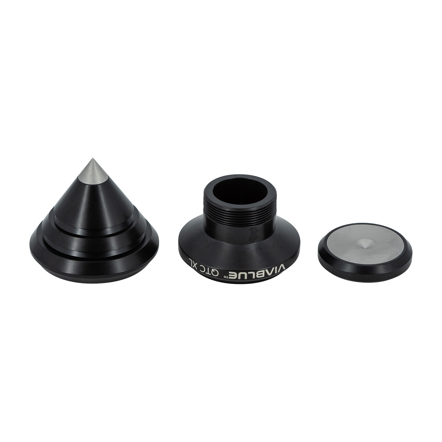QTC SPIKES XL DISC Ø25mm 4 Stück Satz Schwarz