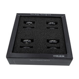 TRI SPIKES Set of 4 pcs Zwart