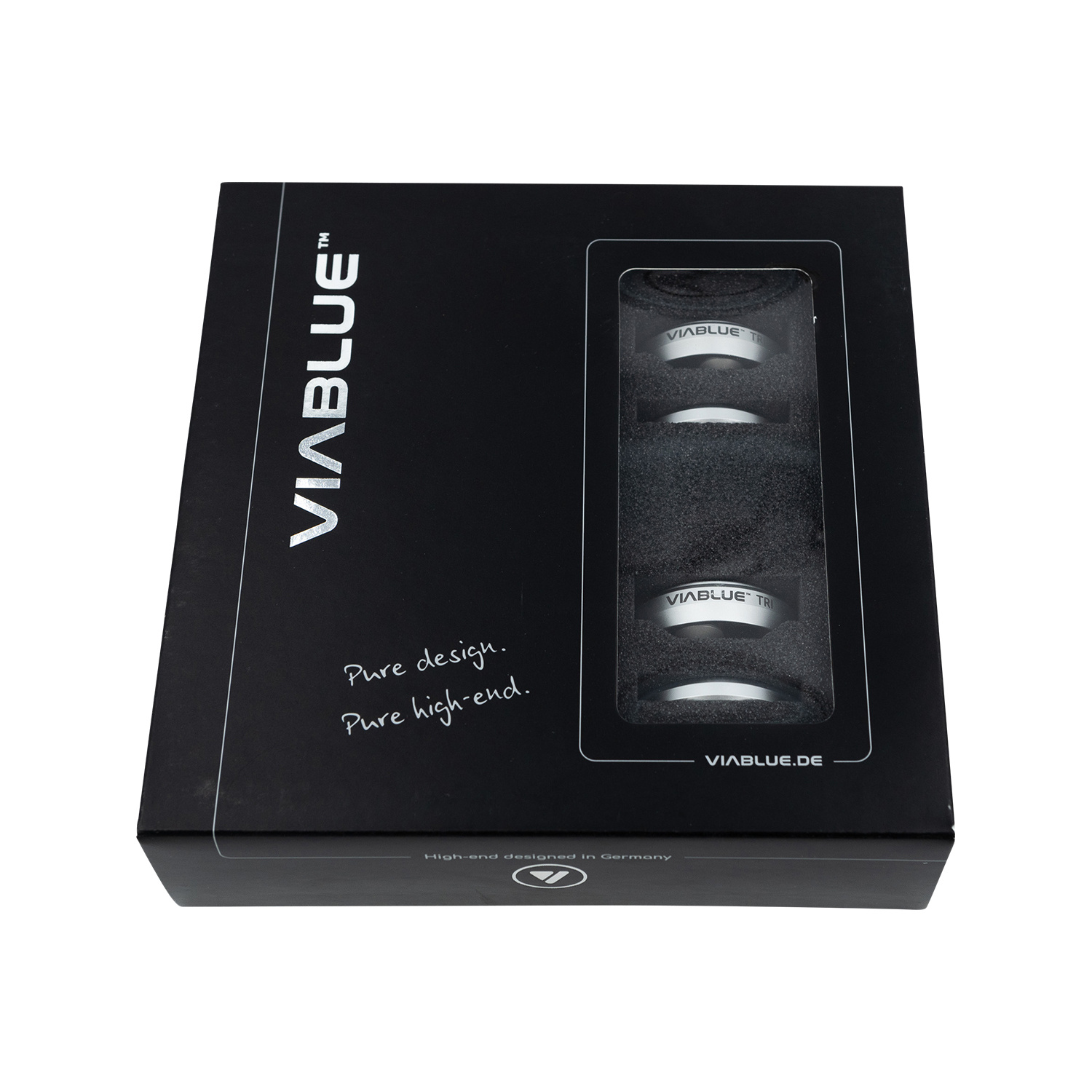 TRI SPIKES Set of 4 pcs Zilver