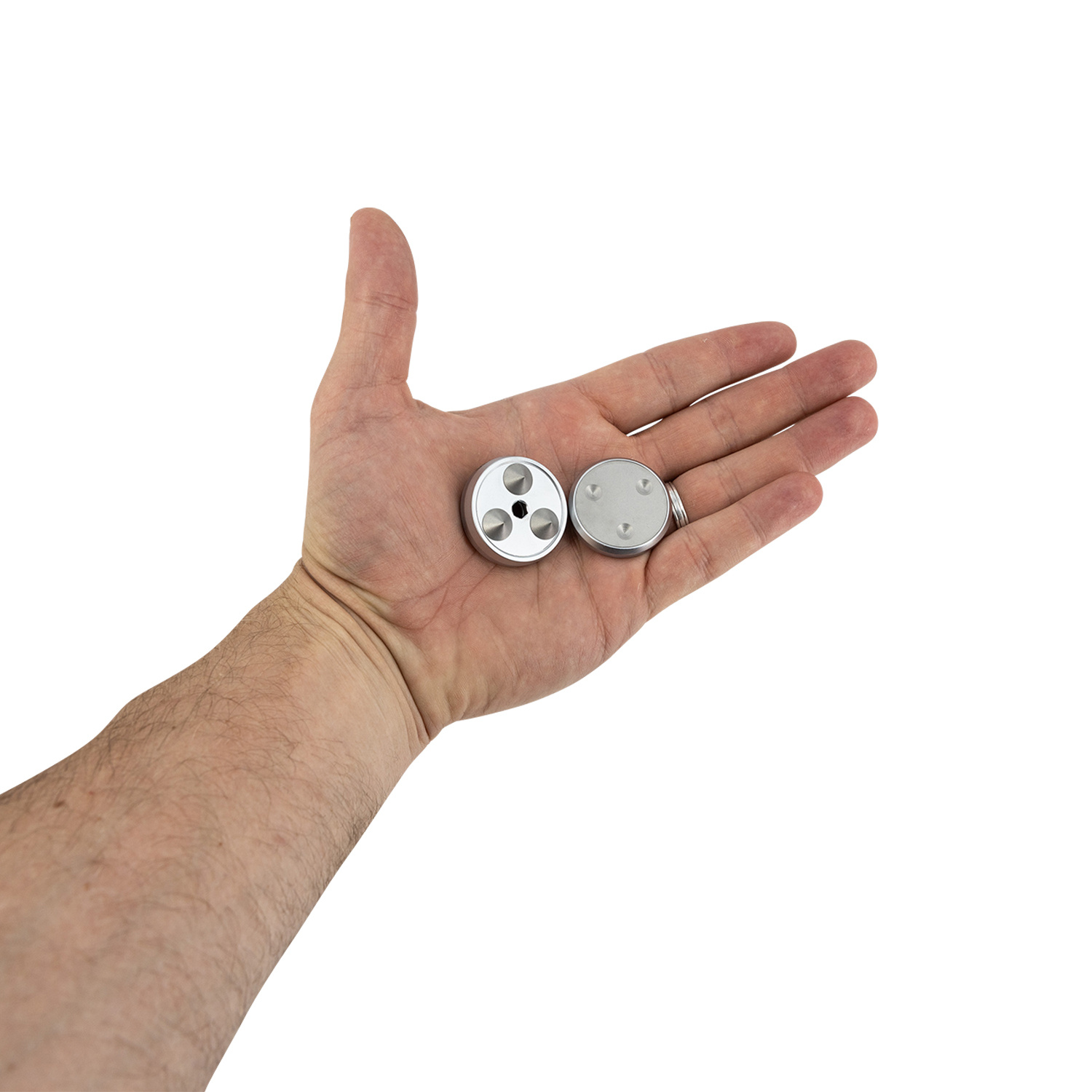 TRI SPIKES Set of 4 pcs Zilver