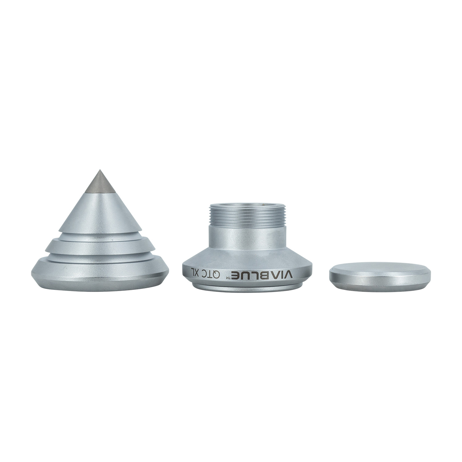 QTC SPIKES XL DISC Ø35mm 4 Stück Satz Silber