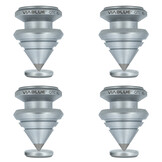 QTC SPIKES XL DISC Ø35mm 4 Stück Satz Silber