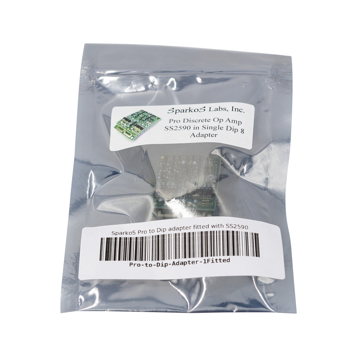 PRO to DIP8 adapter fitted with SS2590