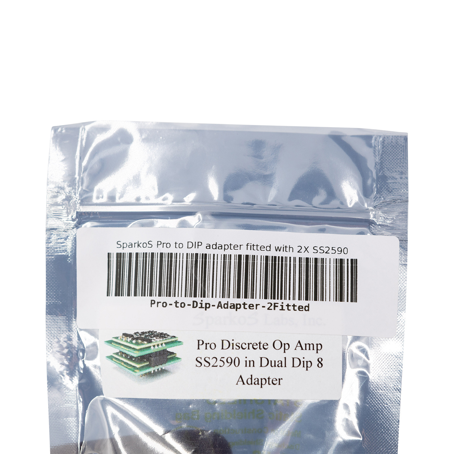 PRO to DIP8 adapter fitted with 2X SS2590