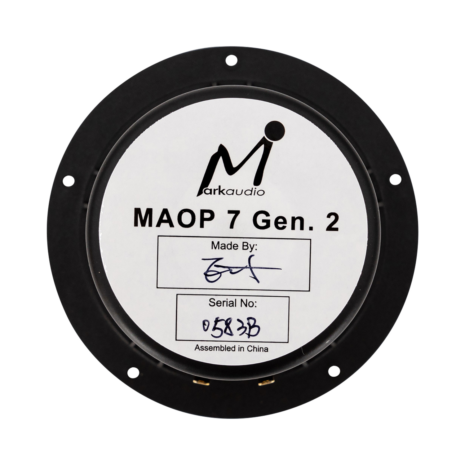 MAOP-7.2 White  4" Full Range Woofer