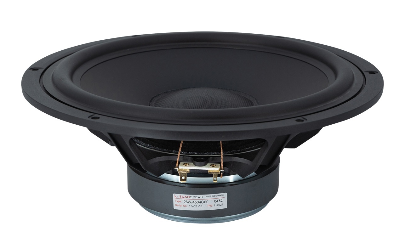 Scan-Speak Discovery 26W/4534G00 10" Aluminum Cone Tieftöner