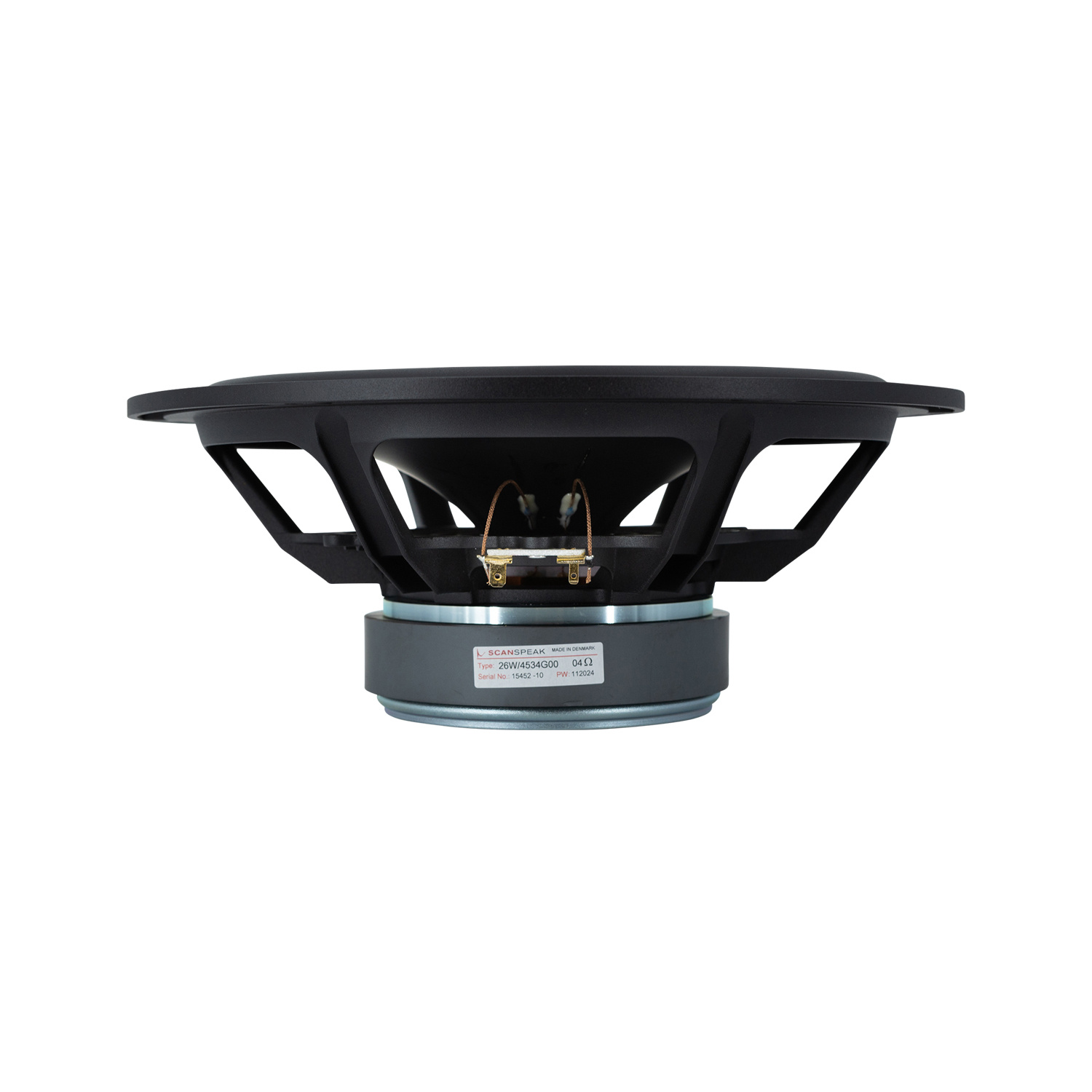 Scan-Speak Discovery 26W/4534G00 10" Aluminum Cone Tieftöner