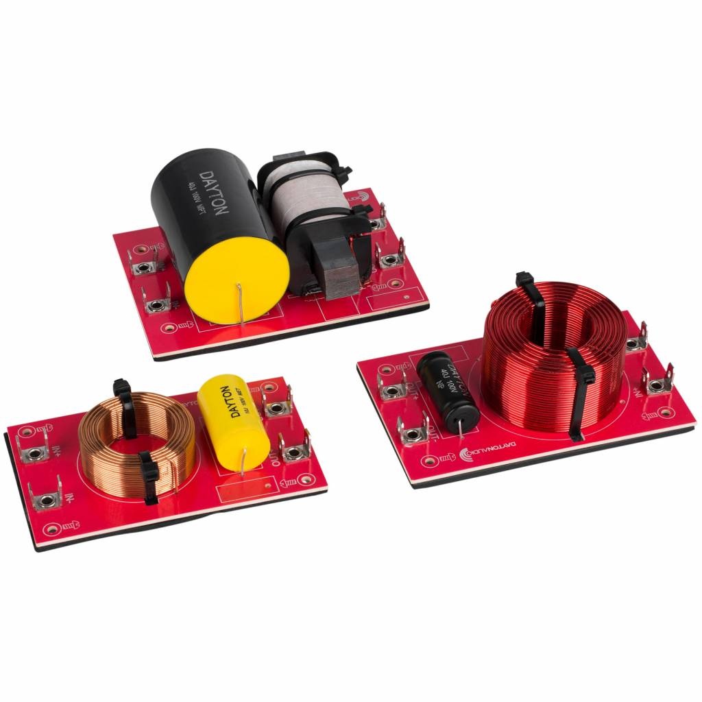 Low Pass Speaker Crossover 12 dB/Octave, 8 Ohm Assembled crossover