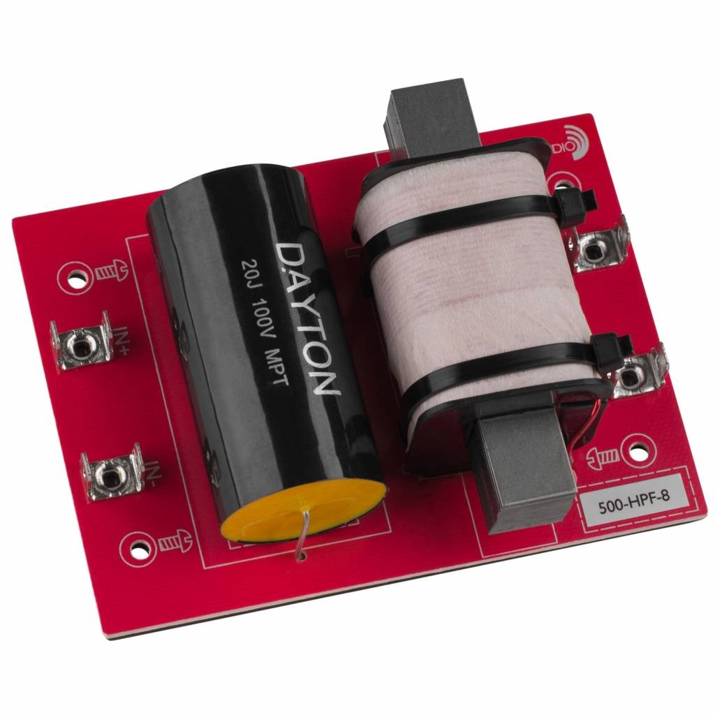 High Pass Speaker Crossover 12 dB/Octave, 8 Ohm Montierte Frequenzweich