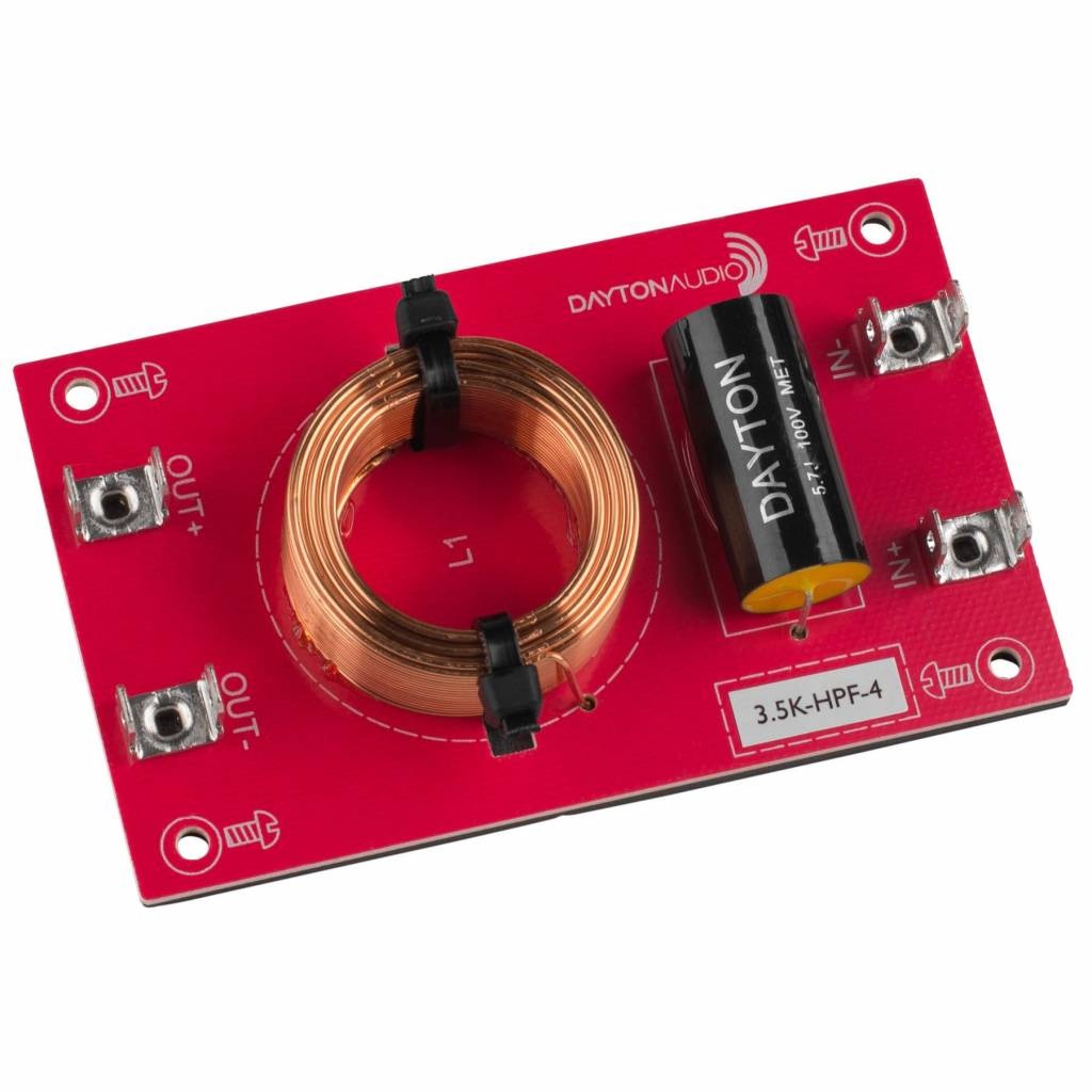 High Pass Speaker Crossover 12 dB/Octave, 4 Ohm Geassembleerde crossover