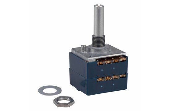 Audio Taper Stereo Potentiometer 1/4'' Shaft | 200k Ω