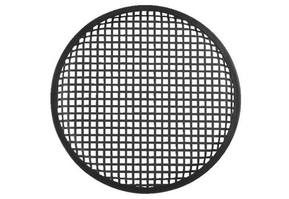 Lautsprecher-Schutzgitter | Quadratische Perforation | Größe: 12"