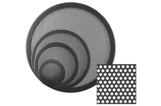 Steel 2-Piece Grill | Round Perforation | Size: 8"