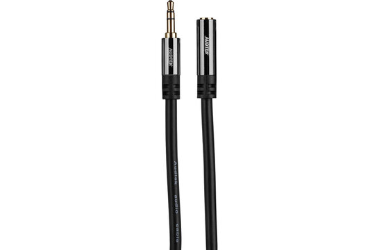 35SMFC-12 Premium Slim 3.5mm Stereo Male to Female