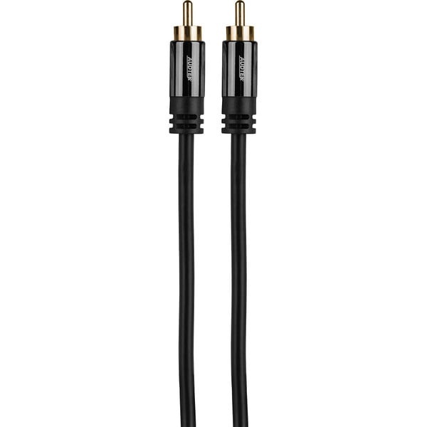 SMC18 Premium Single RCA Audio/Video Subwoofer Cable with Metal Shell
