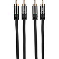 DMC3 Premium Dual RCA Audio Cable with Metal Shell