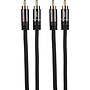 DMC3 Premium Dual RCA Audio Cable with Metal Shell
