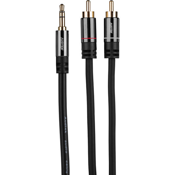 Y35SM-6 Premium 2 RCA Male nach 3.5mm Stereo Cable